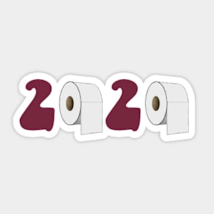 2020 Toilet Paper Sticker